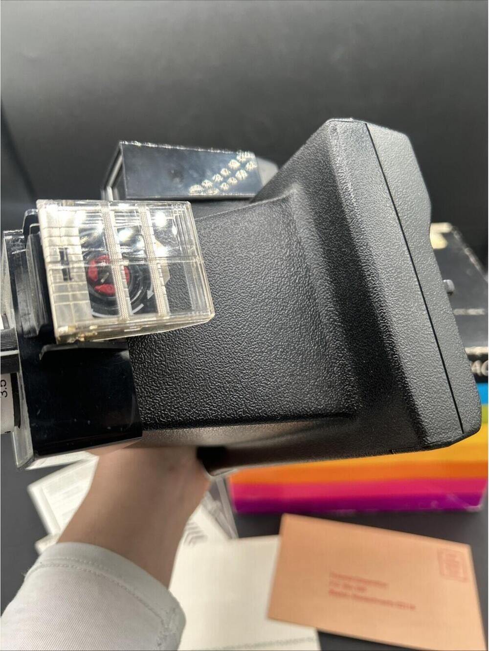 Vintage 1970’s Polaroid Super Shooter Land Camera Orig Box Manual Untested Clean - Picture 6 of 10